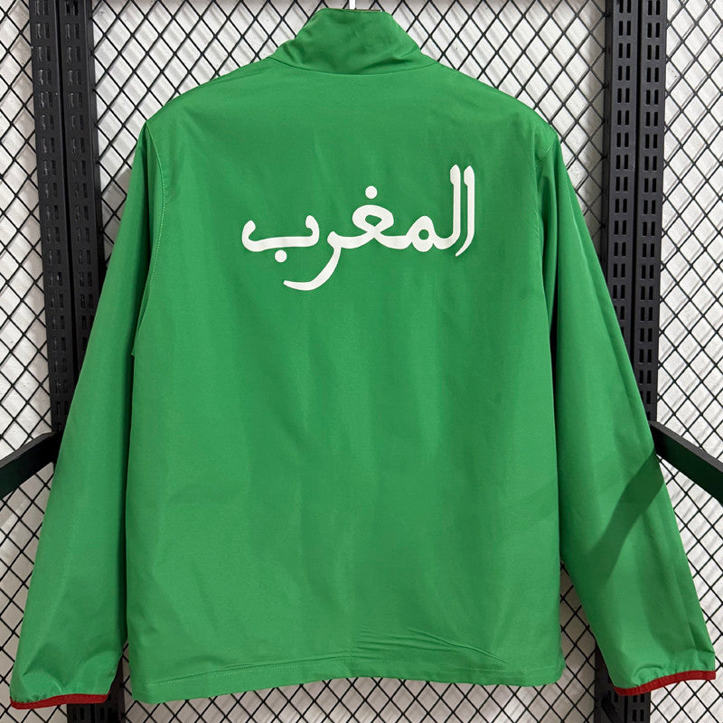 Veste Maroc Pre-match 2026 vert