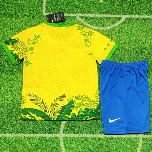 Ensemble Short Brésil spéciale 2025-2026 jaune