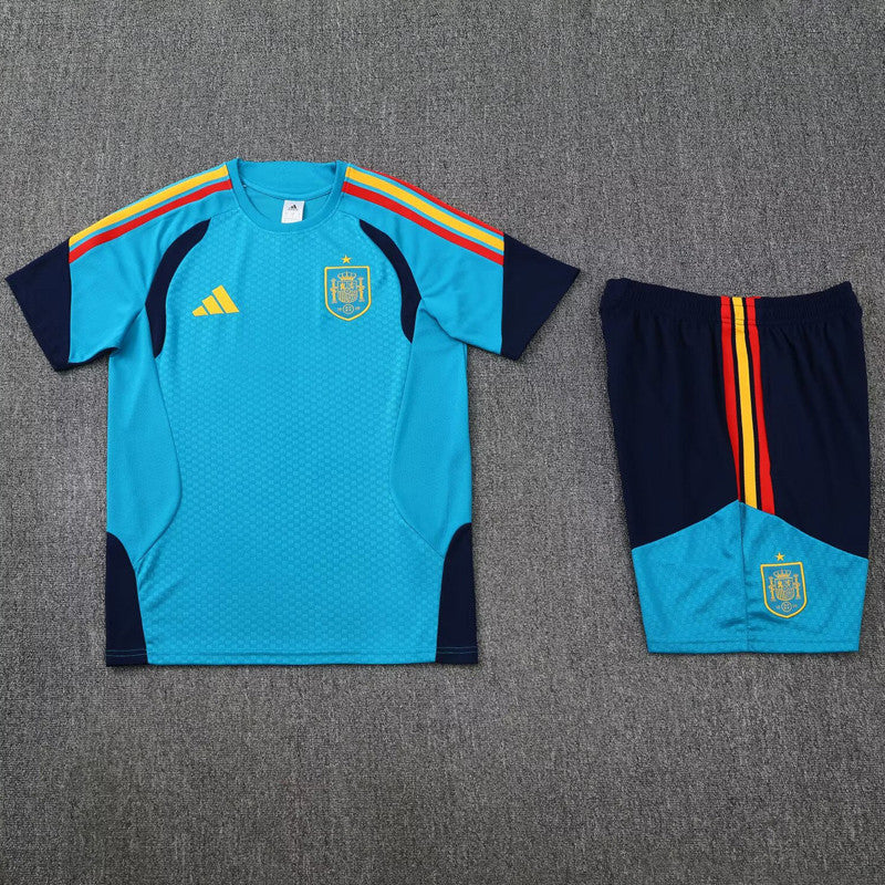 Ensemble Short Espagne extérieur 2026-2027 bleu