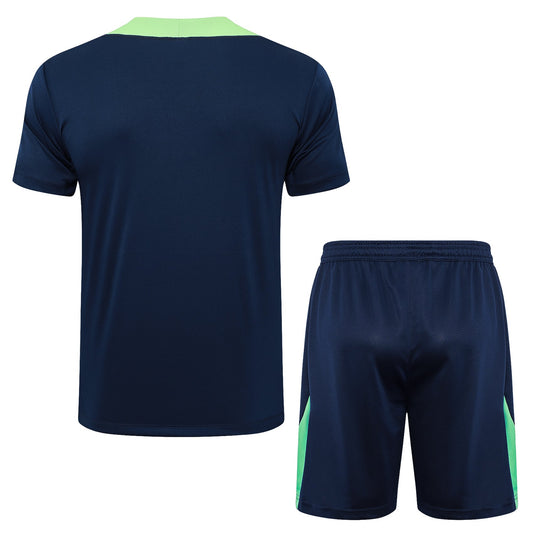 Ensemble Short Brésil domicile 2025 Bleu foncé