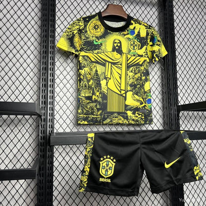 Ensemble Short Brésil spécial 2024-2025 Jaune