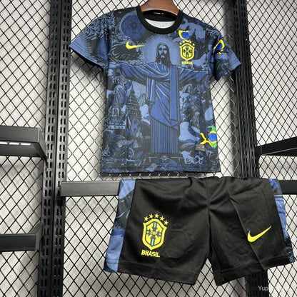 Ensemble Short Brésil spécial 2024-2025 Bleu