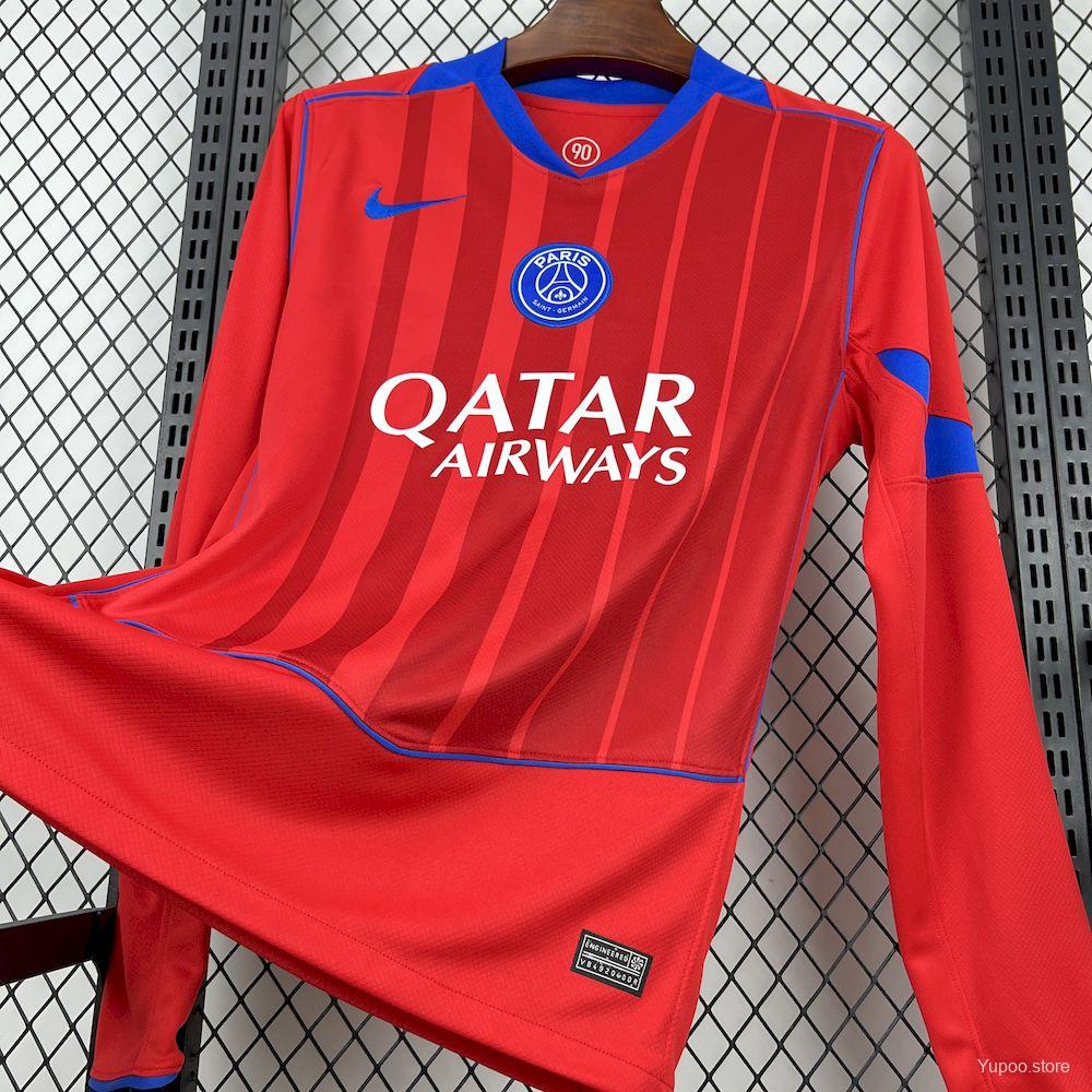 Manche longue Paris (PSG) Third 2025-2026