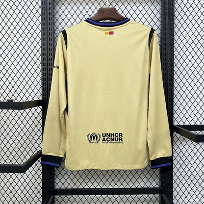 Manche longue Barça (FCB) extérieur 2025-2026