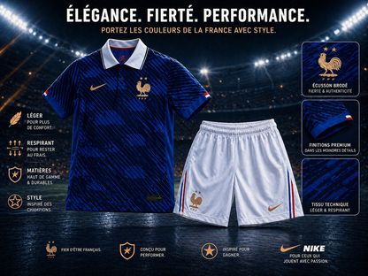 Ensembles Short France domicile 2026-2027