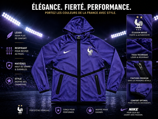 Veste France 2026-2027 Violet