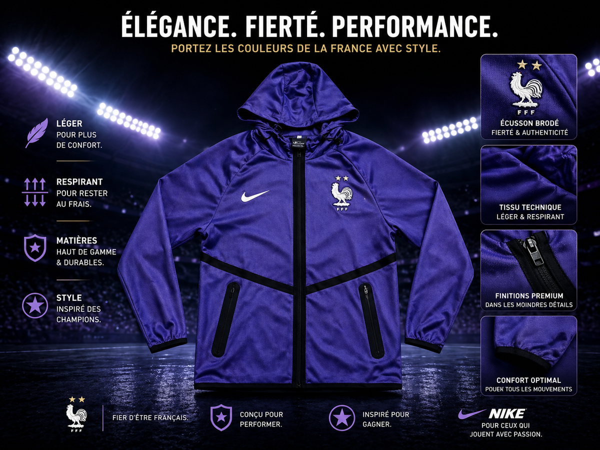 Veste France 2026-2027 Violet