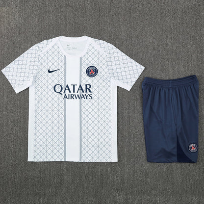 Ensemble Short Paris (PSG) training 2025-2026 Blanc