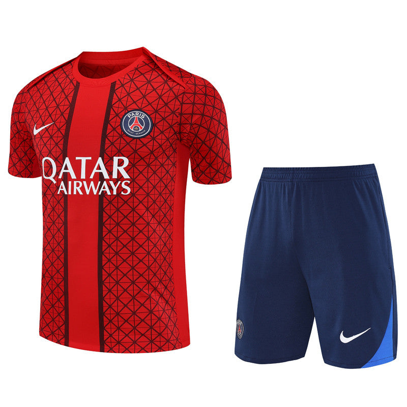 Ensemble Short Paris (PSG) training 2025-2026 Rouge