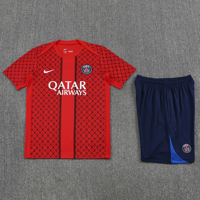 Ensemble Short Paris (PSG) training 2025-2026 Rouge