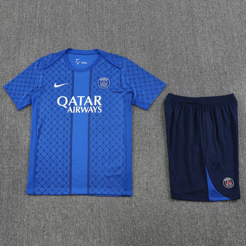 Ensemble Short Paris (PSG) training 2025-2026 Bleu