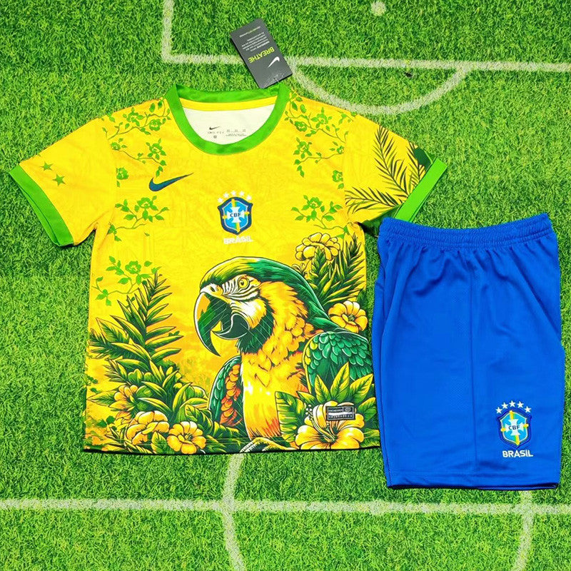 Ensemble Short Brésil spéciale 2025-2026 jaune