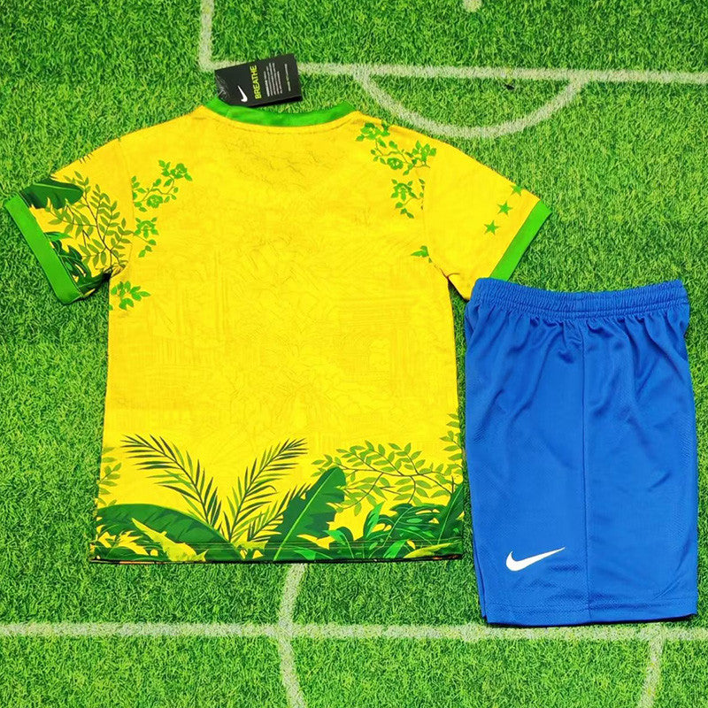 Ensemble Short Brésil spéciale 2025-2026 jaune