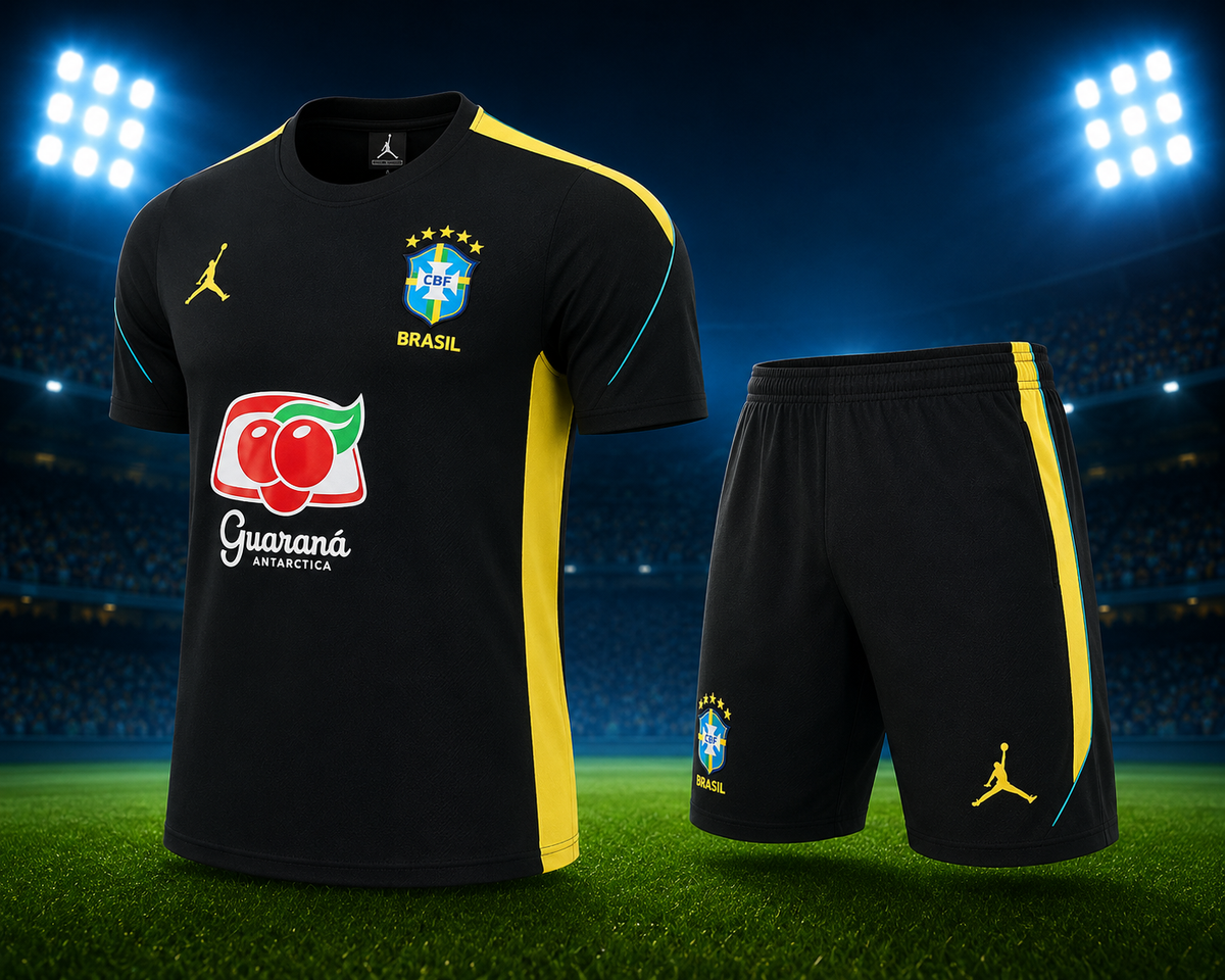 Ensemble Short Brésil training CDM 2026-2027 Noir