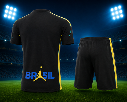 Ensemble Short Brésil training CDM 2026-2027 Noir