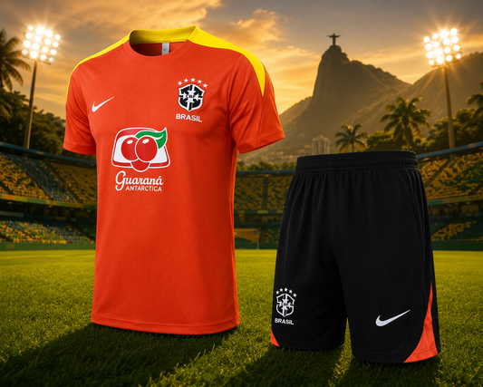 Ensemble Short Brésil training CDM 2026-2027 Orange