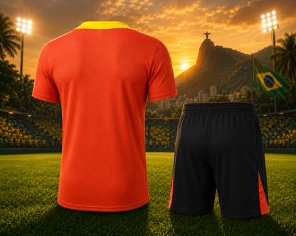 Ensemble Short Brésil training CDM 2026-2027 Orange