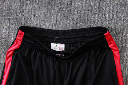 Ensemble Manche longue Brésil training 2026-2027 Noir/rouge