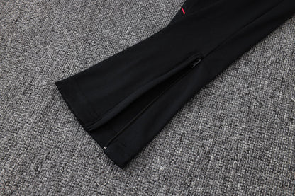 Ensemble Manche longue Brésil training 2026-2027 Noir/rouge