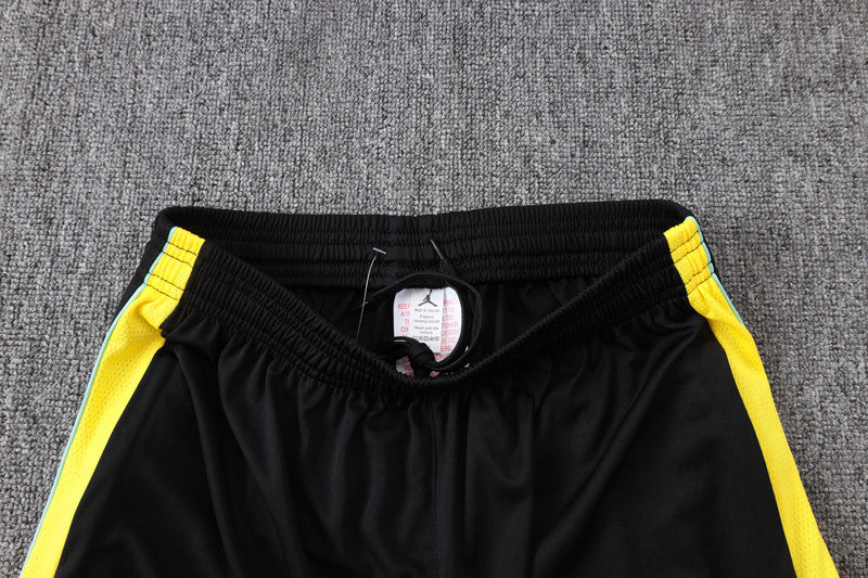 Ensemble Manche longue Brésil training 2026-2027 Noir/Jaune