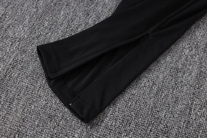 Ensemble Manche longue Brésil training 2026-2027 Noir/Jaune