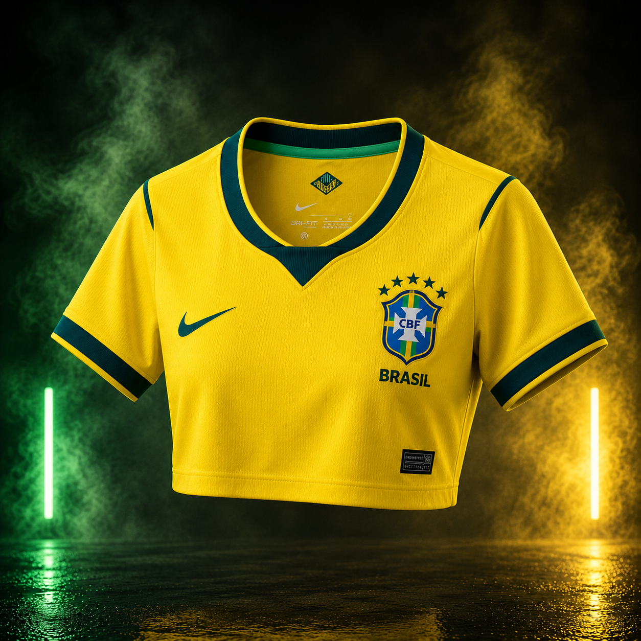 Crop-Top Brésil domicile 2026-2027