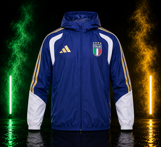Veste Italie training 2026-2027 bleu