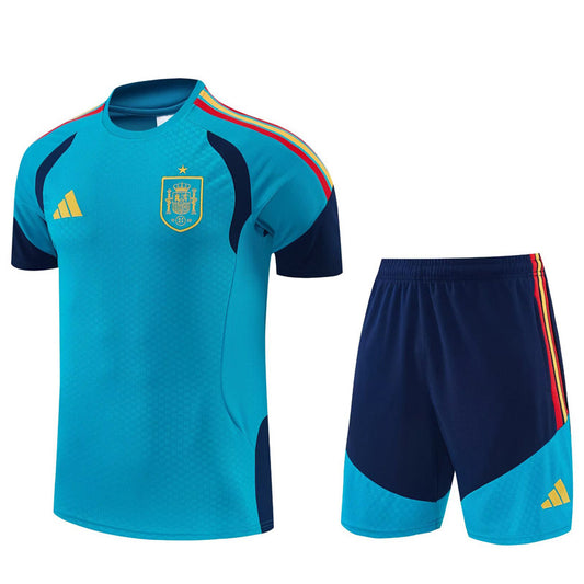 Ensemble Short Espagne extérieur 2026-2027 bleu
