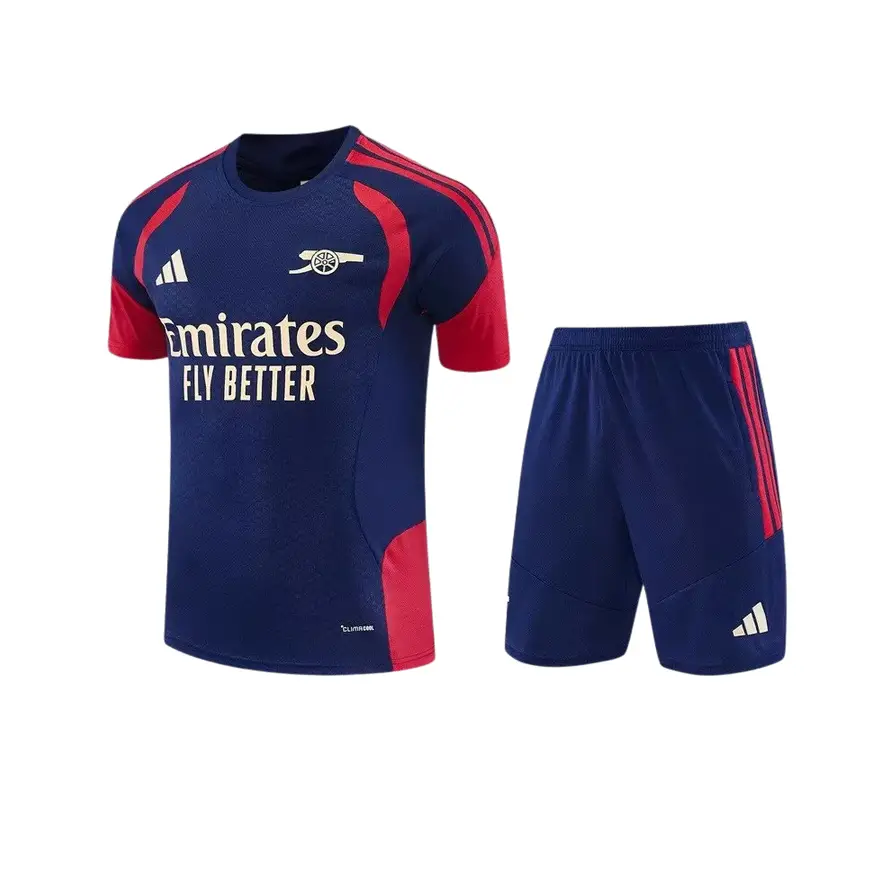 Ensemble short Arsenal domicile training bleu et rose 2026-2027