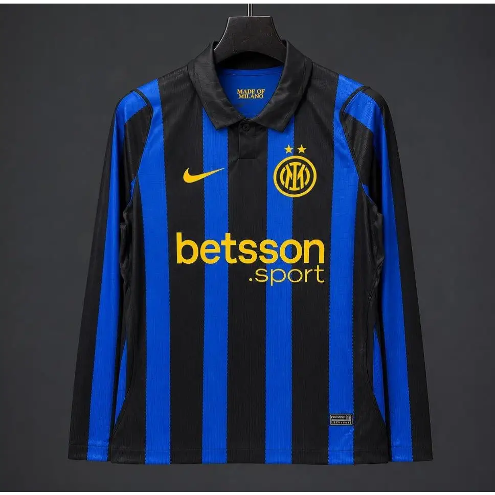 Inter Milan domicile manches longues 2026-2027