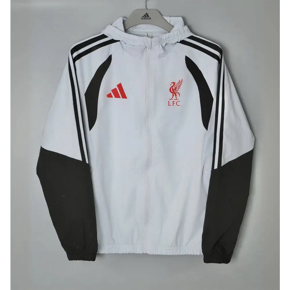 Liverpool extérieur veste coupe-vent à capuche 2026-2027