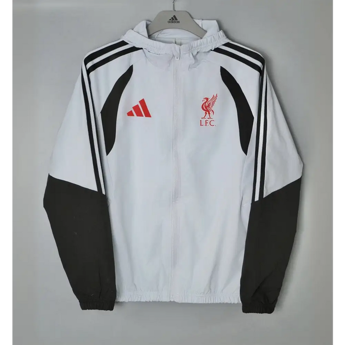 Liverpool extérieur veste coupe-vent à capuche 2026-2027