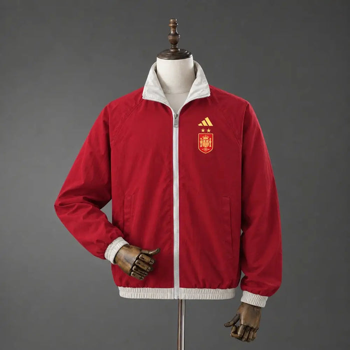 Espagne veste coupe-vent rouge 2026-2027