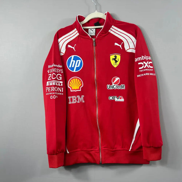 Ferrari veste coupe-vent rouge 2026-2027